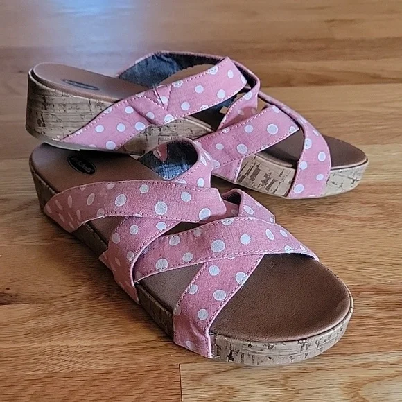 Dr. SCHOLL'S Freshen Polka Dot Strappy Sandals - Picture 9 of 9